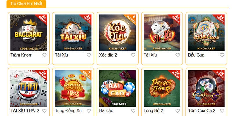 Kho game đa dạng xuất sắc cả về nội dung lẫn hình thức