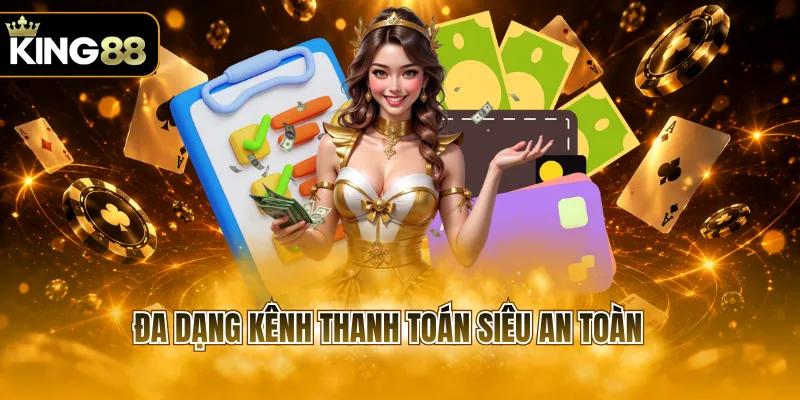 Đa dạng kênh thanh toán siêu an toàn 